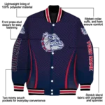 customized-gonzaga-bulldogs-chevron-arrow-blue-varsity-jacket-best-selling.webp