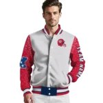 customized-gonzaga-bulldogs-speckled-arms-blue-gray-varsity-jacket-best-selling.webp