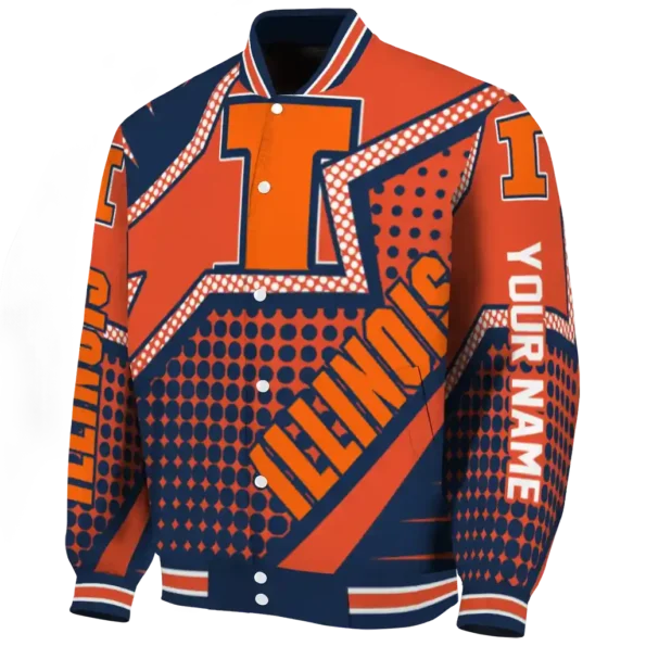 customized illinois fighting illini star burst blue varsity jacket best selling.webp