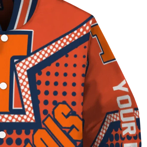 customized illinois fighting illini star burst blue varsity jacket premium grade.webp