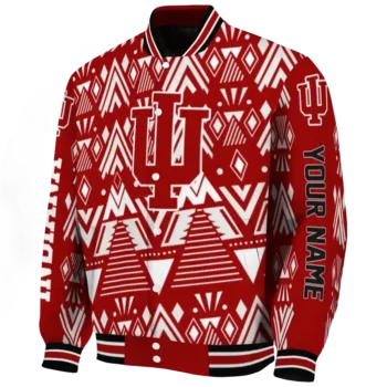 customized indiana hoosiers pyramid shapes red varsity jacket best selling.webp