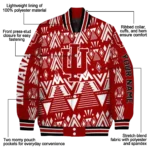 customized indiana hoosiers pyramid shapes red varsity jacket best selling.webp