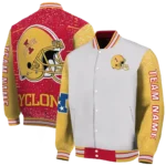 customized-iowa-state-cyclones-speckled-arms-red-gray-varsity-jacket-best-selling.webp