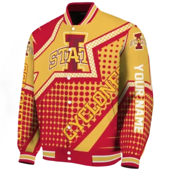 customized iowa state cyclones star burst red varsity jacket best selling.webp