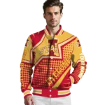 customized iowa state cyclones star burst red varsity jacket best selling.webp