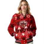 customized jacksonville state gamecocks pyramid shapes red varsity jacket best selling.webp