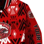 customized jacksonville state gamecocks pyramid shapes red varsity jacket best selling.webp