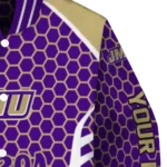 customized james madison dukes hexagon grid purple varsity jacket best selling.webp