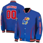 customized-kansas-jayhawks-chevron-arrow-blue-varsity-jacket-best-selling.webp
