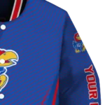 customized-kansas-jayhawks-chevron-arrow-blue-varsity-jacket-best-selling.webp
