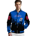 customized-kansas-jayhawks-flame-border-blue-black-varsity-jacket-best-selling.webp