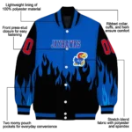 customized-kansas-jayhawks-flame-border-blue-black-varsity-jacket-best-selling.webp