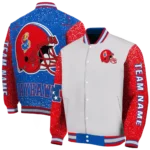 customized-kansas-jayhawks-speckled-arms-blue-gray-varsity-jacket-best-selling.webp