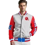 customized-kansas-jayhawks-speckled-arms-blue-gray-varsity-jacket-best-selling.webp