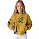 customized-kennesaw-state-owls-chevron-arrow-gold-varsity-jacket-best-selling.webp