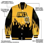 customized-kennesaw-state-owls-flame-border-gold-black-varsity-jacket-best-selling.webp