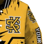 customized-kennesaw-state-owls-hexagon-cluster-gold-black-varsity-jacket-best-selling.webp