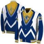 customized-kent-state-golden-flashes-v-stripes-navy-blue-white-varsity-jacket-best-selling.webp