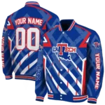 customized la tech chevron angles blue varsity jacket best selling.webp