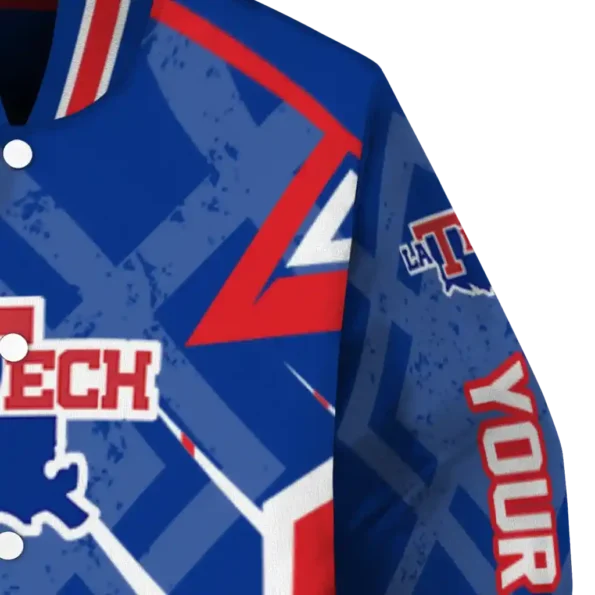 customized la tech chevron angles blue varsity jacket premium grade.webp