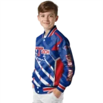 customized la tech chevron angles blue varsity jacket best selling.webp