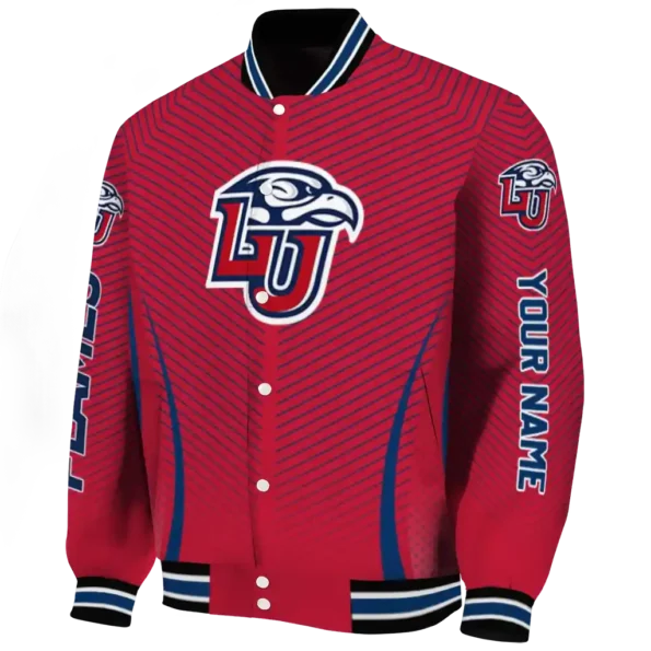customized liberty flames chevron arrow red varsity jacket best selling