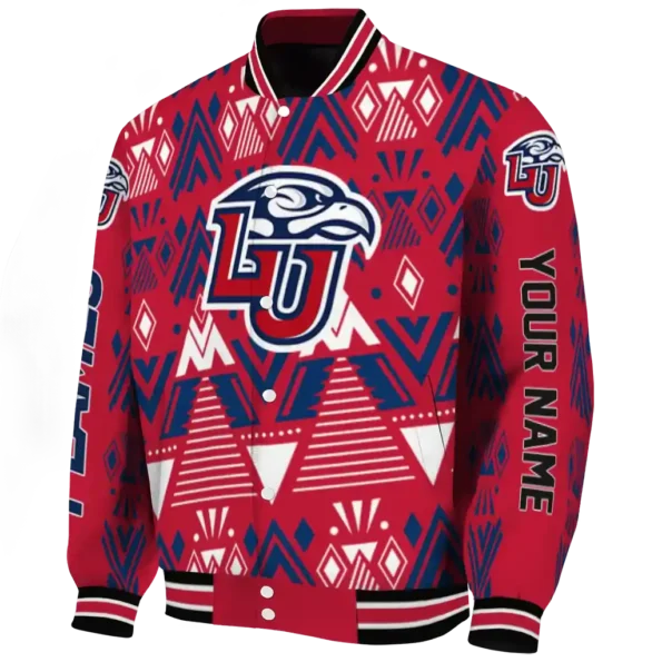 customized liberty flames pyramid shapes red varsity jacket best selling.webp