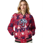 customized liberty flames pyramid shapes red varsity jacket best selling.webp