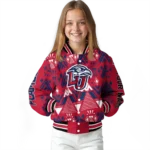 customized liberty flames pyramid shapes red varsity jacket best selling.webp