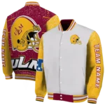 customized-louisiana-monroe-warhawks-speckled-arms-red-gray-varsity-jacket-best-selling.webp