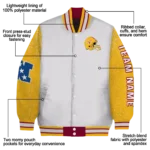 customized-louisiana-monroe-warhawks-speckled-arms-red-gray-varsity-jacket-best-selling.webp