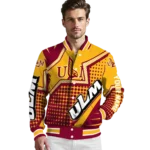 customized louisiana monroe warhawks star burst red varsity jacket best selling.webp