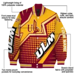 customized louisiana monroe warhawks star burst red varsity jacket best selling.webp