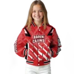 customized louisiana ragin cajuns chevron angles red varsity jacket best selling.webp