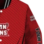 customized louisiana ragin cajuns chevron arrow red varsity jacket best selling.webp