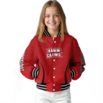 customized louisiana ragin cajuns chevron arrow red varsity jacket best selling.webp