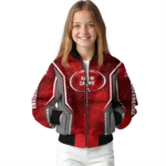 customized-louisiana-ragin-cajuns-power-plate-red-bomber-jacket-best-selling.webp