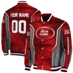 customized louisiana ragin cajuns power plate red varsity jacket best selling.webp