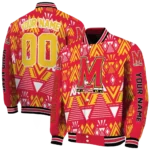 customized maryland terrapins pyramid shapes red varsity jacket best selling.webp
