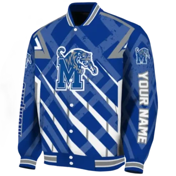 customized memphis tigers chevron angles blue varsity jacket best selling.webp