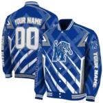 customized memphis tigers chevron angles blue varsity jacket best selling.webp