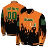 customized-miami-hurricanes-flame-border-orange-black-varsity-jacket-best-selling.webp