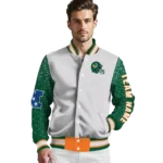 customized-miami-hurricanes-speckled-arms-orange-gray-varsity-jacket-best-selling.webp