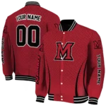 customized-miami-redhawks-chevron-arrow-red-varsity-jacket-best-selling.webp