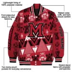 customized miami redhawks pyramid shapes red varsity jacket best selling.webp