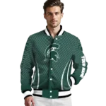 customized-michigan-state-spartans-chevron-arrow-green-varsity-jacket-best-selling.webp