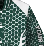 customized michigan state spartans hexagon grid green varsity jacket best selling.webp