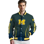customized-michigan-wolverines-chevron-arrow-blue-varsity-jacket-best-selling.webp
