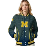 customized-michigan-wolverines-chevron-arrow-blue-varsity-jacket-best-selling.webp