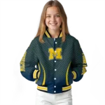 customized-michigan-wolverines-chevron-arrow-blue-varsity-jacket-best-selling.webp